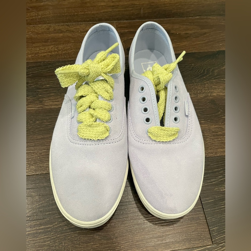 VANS Authentic Suede Lowpro Fat Lace Lime Sherbet Men7.5/Women9 EUR40 New no box